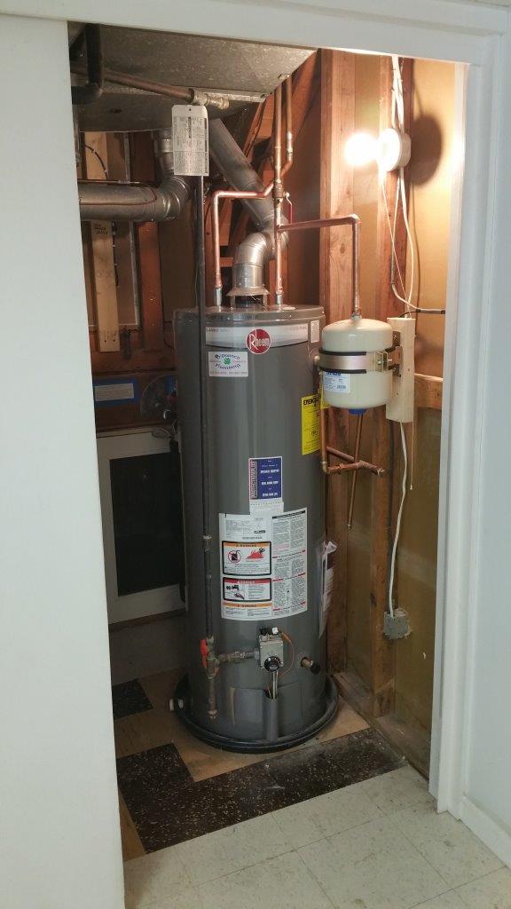 50 gallon natural gas water heater replacement